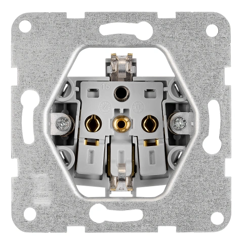 Socket outlet, flap cover, cage clamps, 1 pcs, white_3