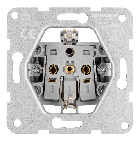 Socket outlet, cage clamps, 1 pcs, white_3