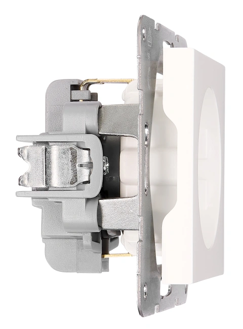 Socket outlet, cage clamps, 1 pcs, white_5