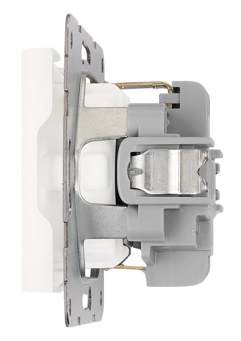 Socket outlet w. safety shutter, cage clamps, 1 pcs, white_6