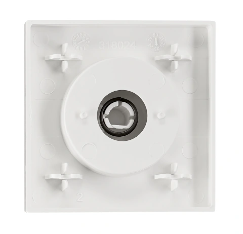 Placă frontală dimmer cu buton rotativ, alb_1