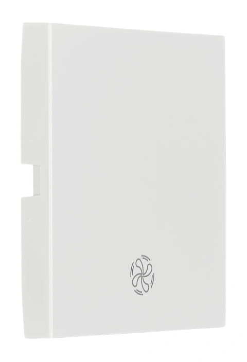 Clapetă cu simbol ventilator, alb, S 55_2