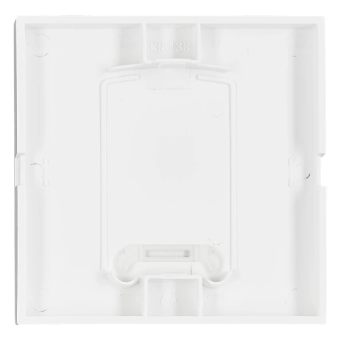 Clapetă cu lentilă transparentă de control, alb, S 55_1