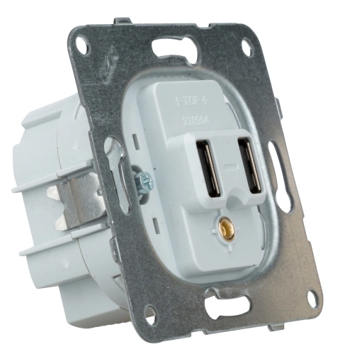 Insert priză dublă de încărcare USB, 5V-2A_1
