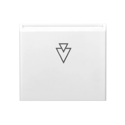 Hotel card switch Top Module, white