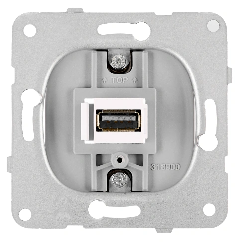 USB coupling insert, with Keystone