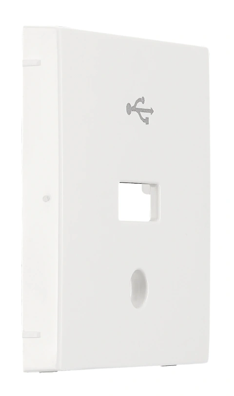 Mască pentru priză USB, alb_2