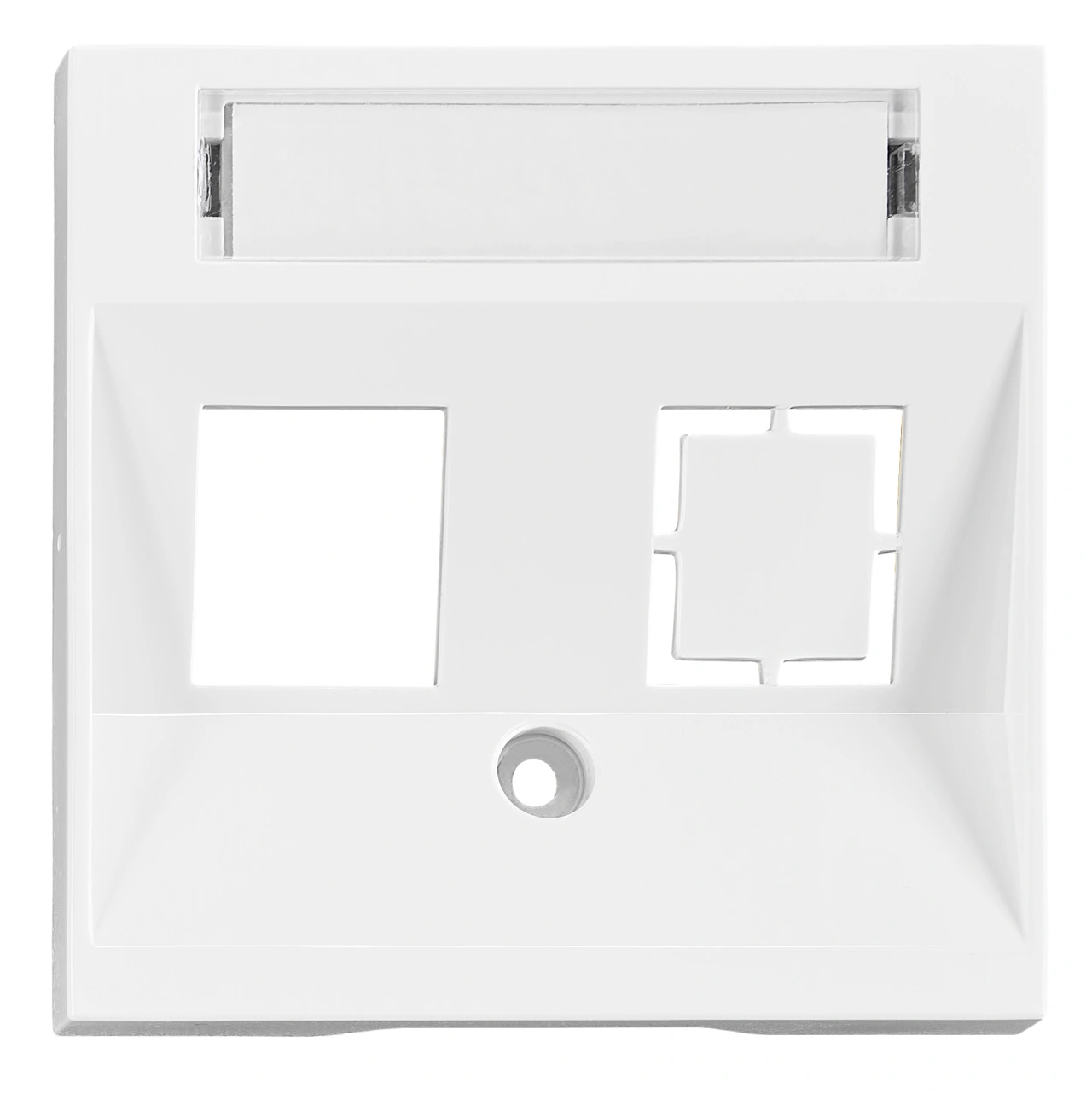 Mască 1*RJ45 Toolless Line, albă