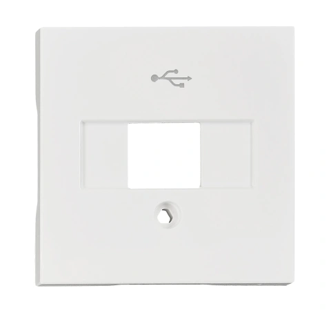 Mască Priză USB, albă