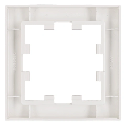 Ramă 1 aparat, Design CUBIC, alb_1