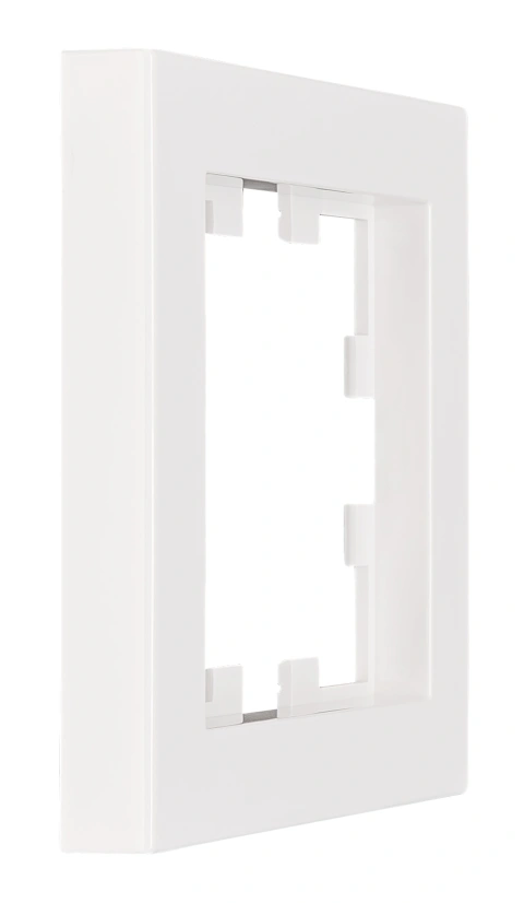 Ramă 1 aparat, Design CUBIC, alb_2