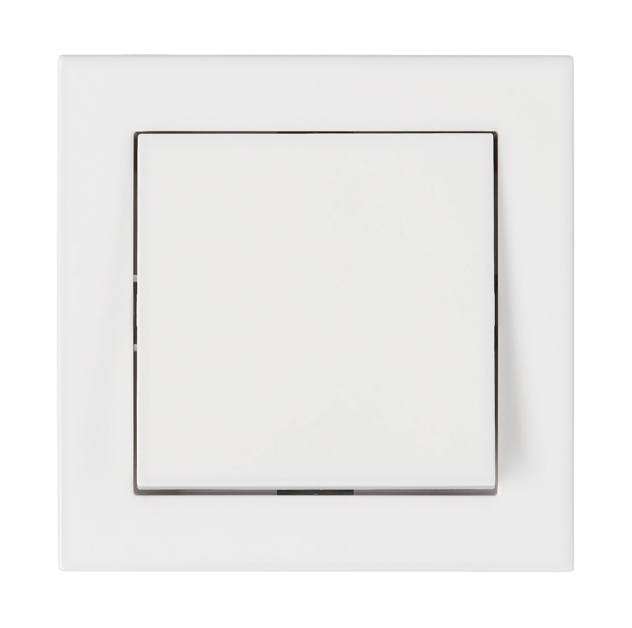 Buton cu 1ND, complet, alb, conexiune elastică