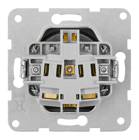 Insert priză cu Pin PE și protecție, conex elas, antracit_2