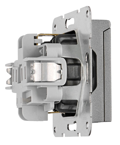 Insert priză cu capac și protecție, conexiune elastică, antr_4