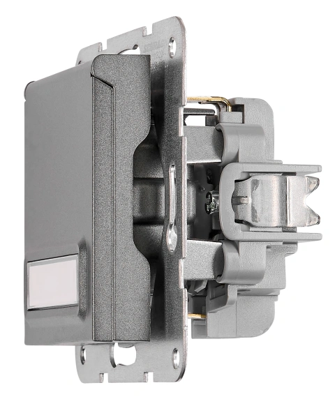 Insert priză cu capac și protecție, conexiune elastică, antr_5
