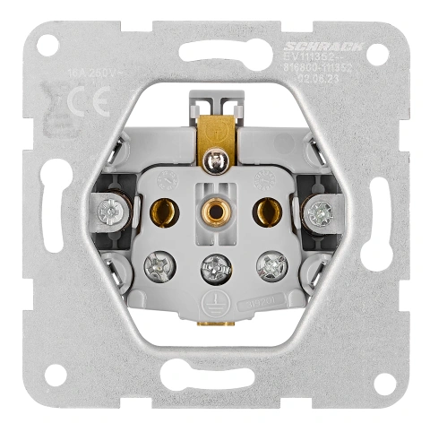 Insert priză cu Pin PE și protecție, conexiune cu șurub, ant_1