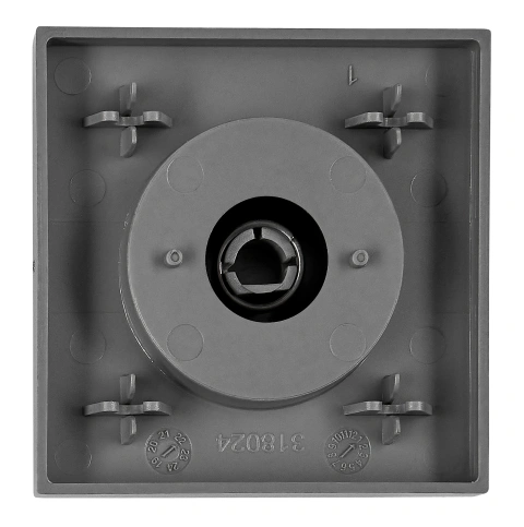 Placă frontală dimmer cu buton rotativ, antracit_1