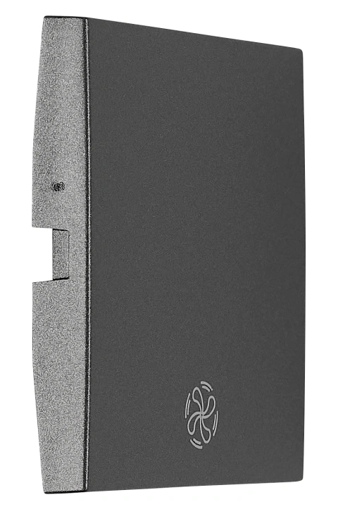 Clapetă cu simbol ventilator, antracit_2