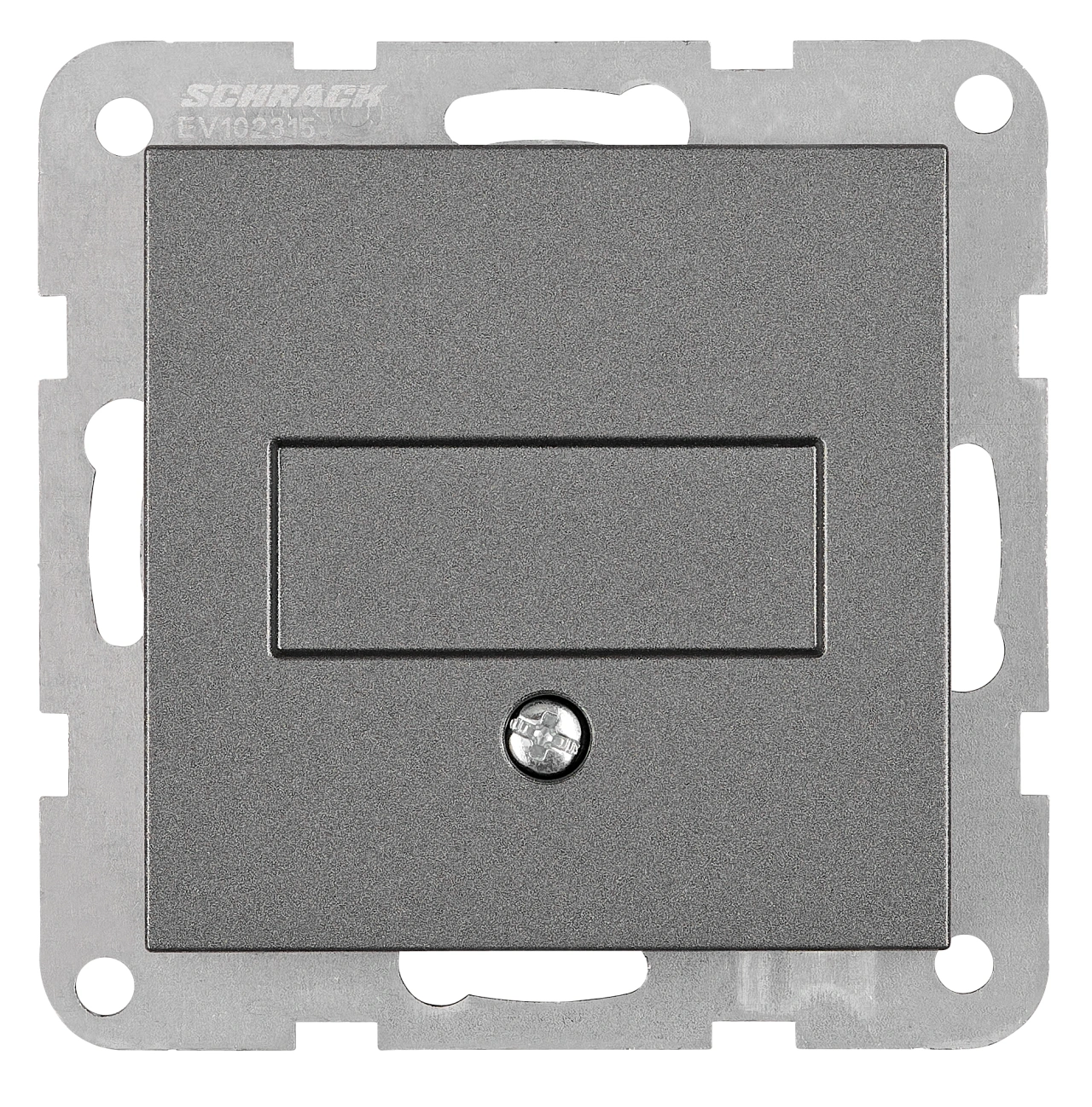 Mască oarbă, capac retractabil, placa de suport metalică, an