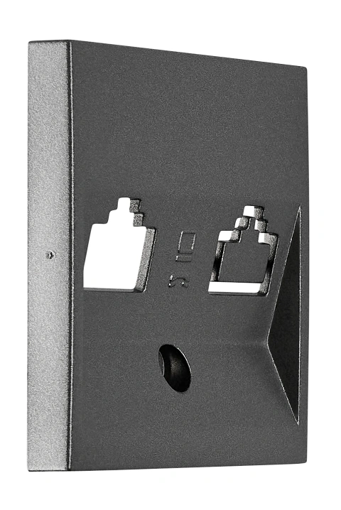 Mască pentru priză 1xRJ45 TOOLLESS LINE, antracit_2