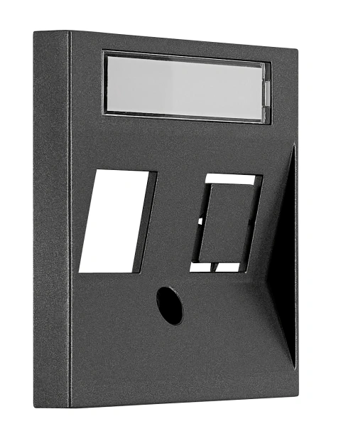 Mască 1*RJ45 ToollessLine, antracit_2
