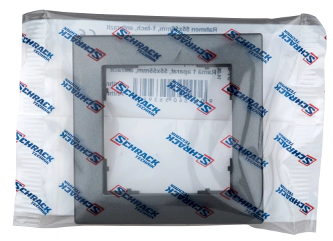 Ramă pentru 1 aparat cu dimensiuni de 55x55mm, antracit_2