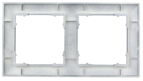 Ramă pentru 2 aparate cu dimensiuni de 55x55mm, antracit_1