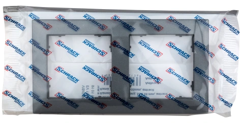 Ramă pentru 2 aparate cu dimensiuni de 55x55mm, antracit_2