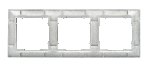 Ramă pentru 3 aparate cu dimensiuni de 55x55mm, antracit_1