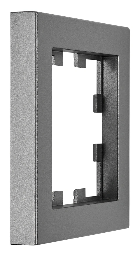 Ramă 1 aparat, Design CUBIC, antracit_2