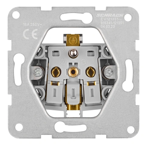 Insert priză cu Pin PE și cu protecție IP2XC, argintiu_1