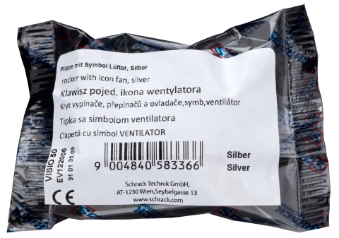 Clapetă cu simbol VENTILATOR, argintiu_3