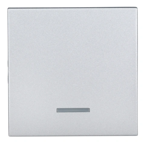 Clapetă argintie, cu indicator luminos transparent