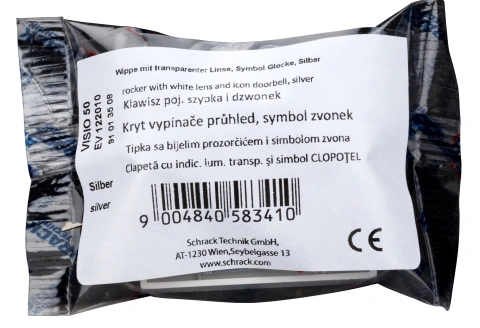 Clapetă cu indic. lum. transp. şi simbol CLOPOŢEL, argintiu_3