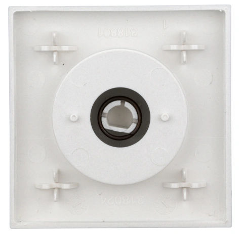 Placă frontală dimmer cu buton rotativ, argintiu_1