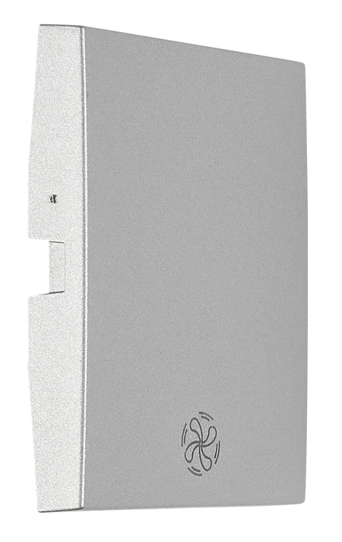 Clapetă cu simbol ventilator, argintiu_2