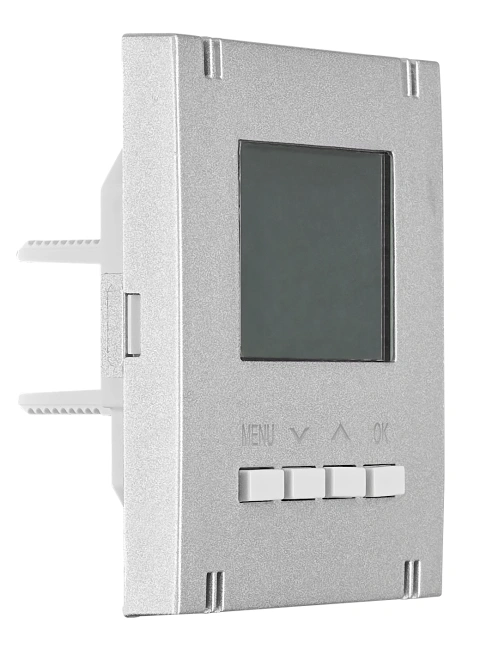 Interfață pentru termostat digital, încălzire, argintie_2