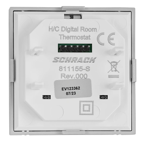 Interfață pentru termostat digital, încălzire/racire, argint_1
