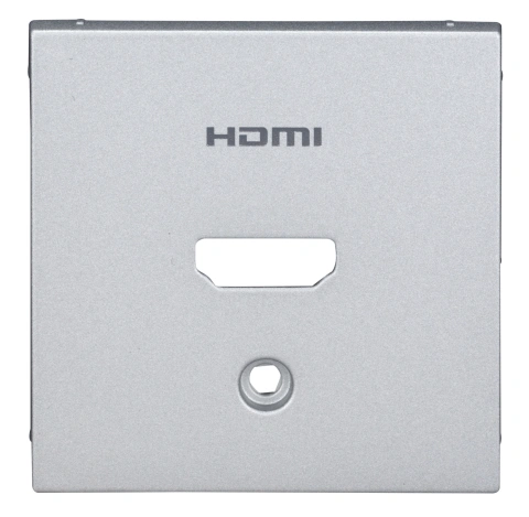 Mască priză HDMI, argintiu