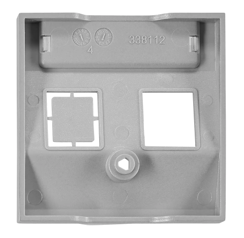 Mască 1*RJ45 ToollessLine, argintie_1
