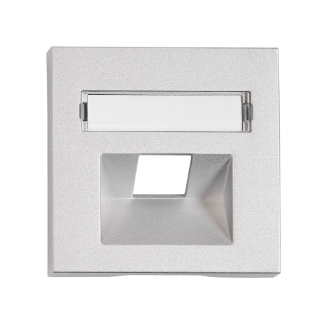 Mască 1*RJ45, argintie