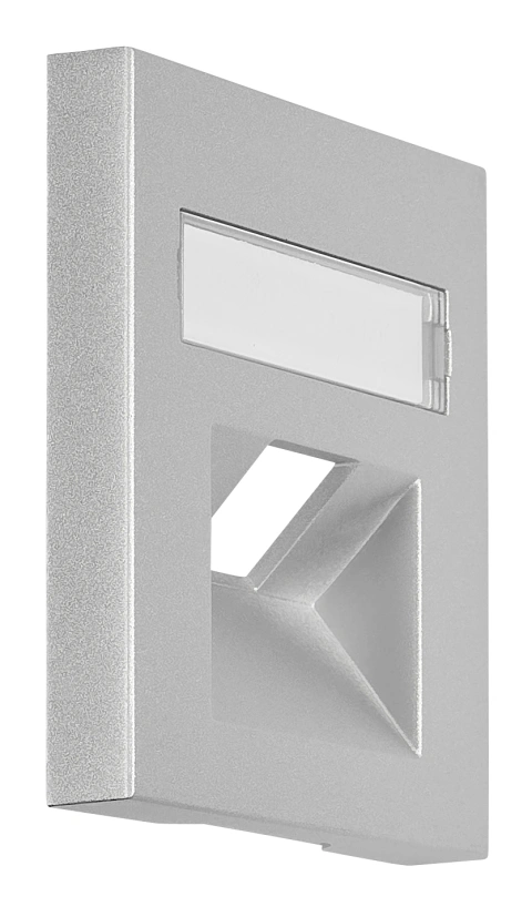 Mască 1*RJ45, argintie_2