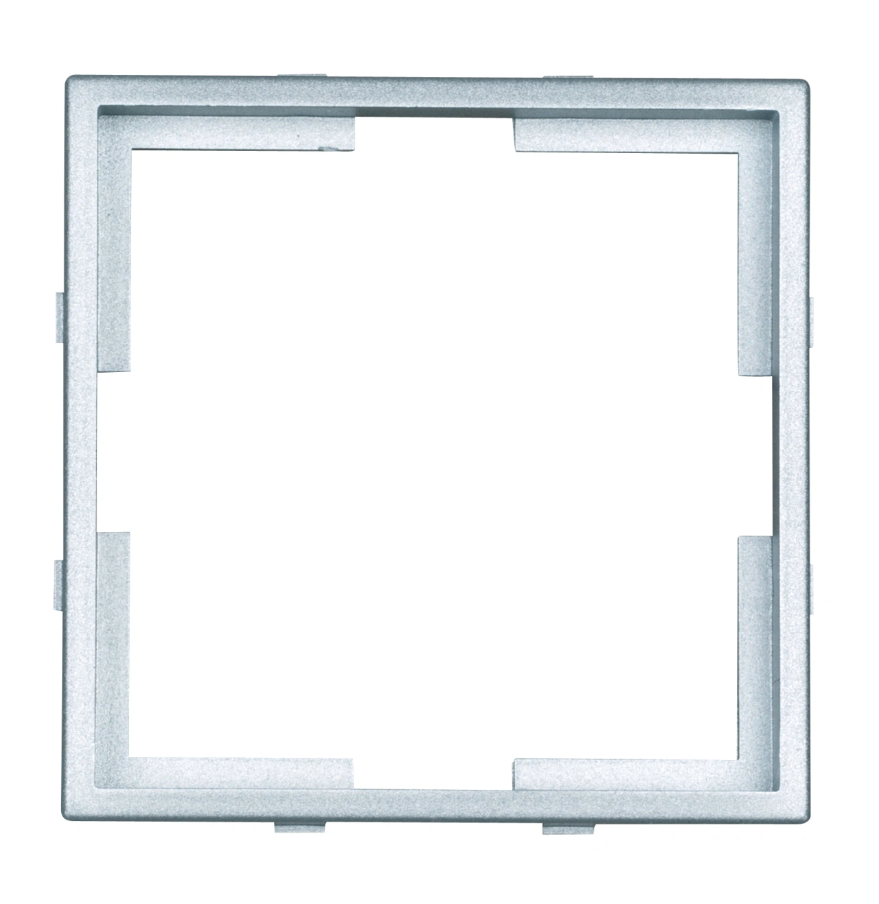 Ramă adaptoare de la 50x50mm la 55x55mm, argintiu