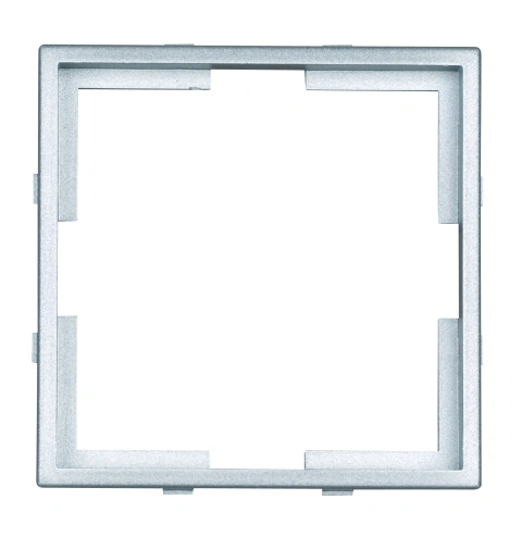 Ramă adaptoare de la 50x50mm la 55x55mm, argintiu