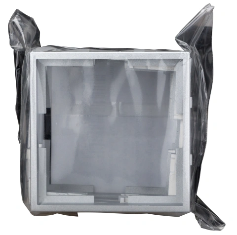 Ramă adaptoare de la 50x50mm la 55x55mm, argintiu_2