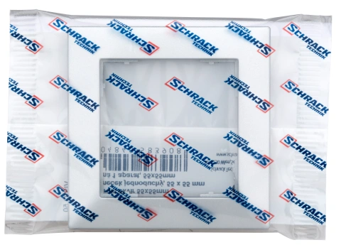 Ramă pentru 1 aparat cu dimensiuni de 55x55mm, argintie_2