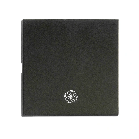 Rocker S 55 with symbol fan, black