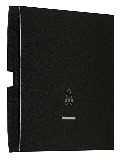 Rocker S 55, tranparent control window, symbol bell, black_2
