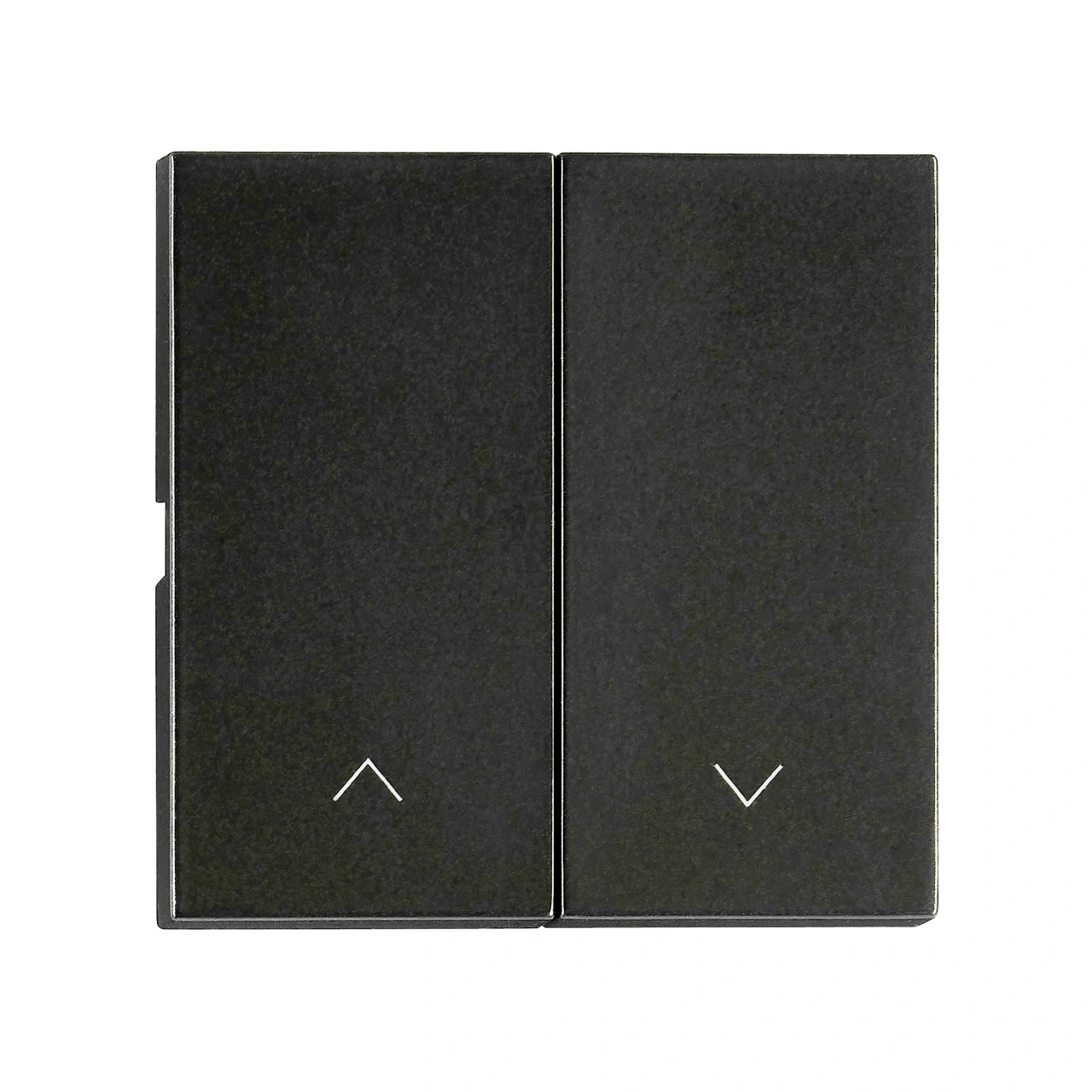 Rocker S 55, arrow symbol for blinds switch, push butt,black