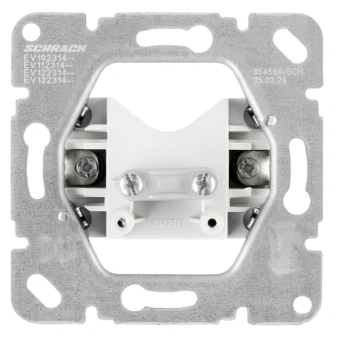 Cable outlet socket with cover, black_2